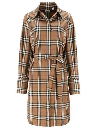 IVERY check belted women s shirt dress 80843091 - BURBERRY - BALAAN 2