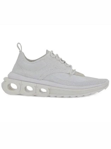 Nima Running Low-Top Sneakers Optic White - SALVATORE FERRAGAMO - BALAAN 1