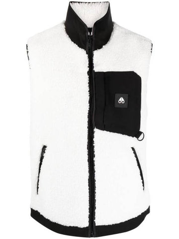 Saglek Fleece Vest White - MOOSE KNUCKLES - BALAAN 1