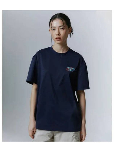 WILD RUN T Shirt Navy - REEBOK - BALAAN 1