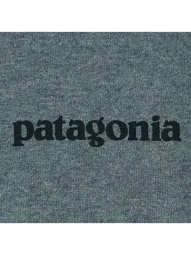 P6 Logo Responsibili Long Sleeve T-Shirt Nouveau Green - PATAGONIA - BALAAN 7