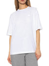 Logo Patch Cotton Short Sleeve T-Shirt White - ACNE STUDIOS - BALAAN 6