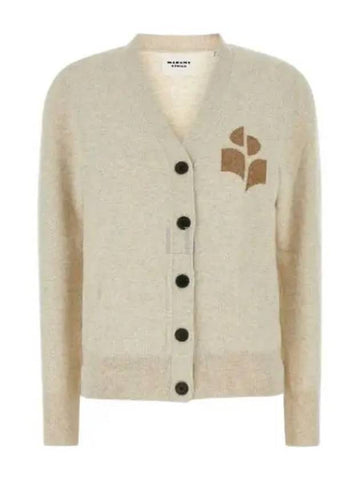 Karin CA0008FA A1X05E LYCM logo cardigan - ISABEL MARANT - BALAAN 1