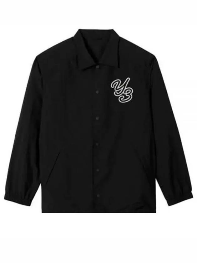 Logo Coach Jacket Black - Y-3 - BALAAN 2