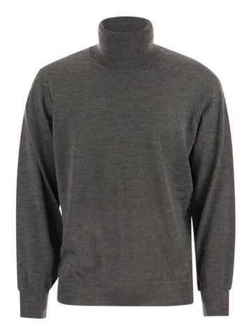 Turtleneck M2300103 C079C GRAY - BRUNELLO CUCINELLI - BALAAN 1