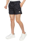 Moncler Logo Swim Shorts Night Blue - MONCLER - BALAAN 5