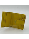 Saffiano Smooth Leather Small Half Wallet Sunny Yellow - PRADA - BALAAN 7