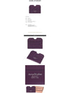 Silver Logo Card Wallet Violet Purple - ACNE STUDIOS - BALAAN 3