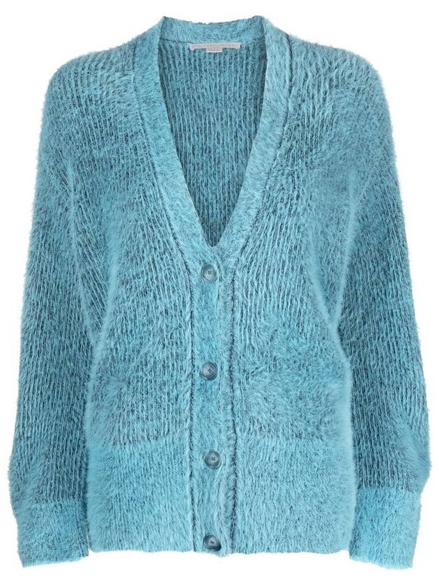 Brushed Effect Button Up Cashmere Cardigan 6K04883S2416 - STELLA MCCARTNEY - BALAAN 2