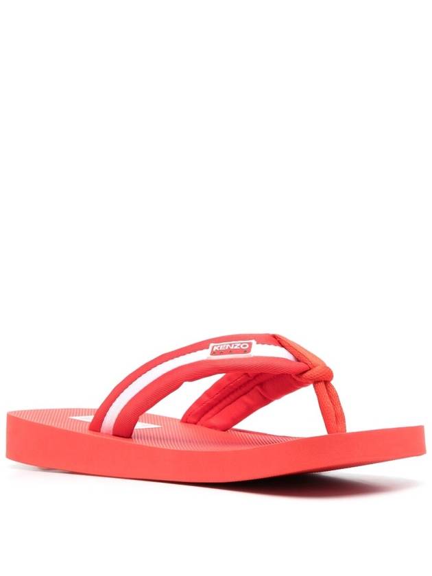 Sandals FD55MU090F5121 MEDIUM RED - KENZO - BALAAN 3