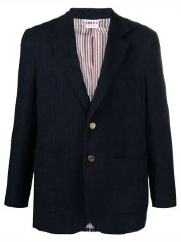 Tweed single breasted blazer MJU569AF0665 - THOM BROWNE - BALAAN 2