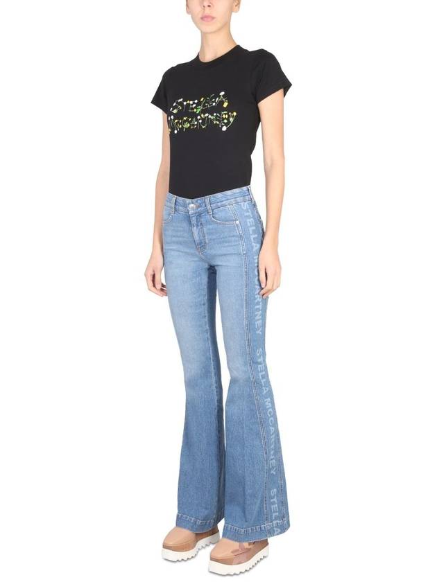 23 ss crew neck t-shirt 6J00723SPX101000 B0040197784 - STELLA MCCARTNEY - BALAAN 3