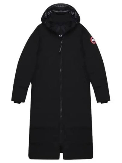 Mystique Satin Long Parka Black - CANADA GOOSE - BALAAN 2