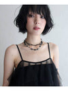 Necklace THANATOS Layered Black Hematite - RUBATI - BALAAN 4