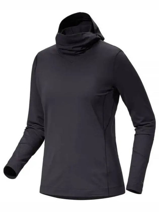 Women's Rho Hoodie Black - ARC'TERYX - BALAAN 1