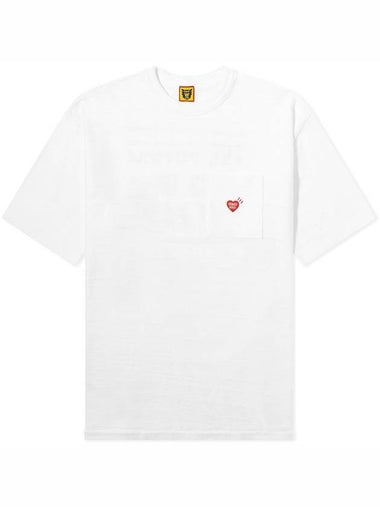 Pocket short sleeve t shirt white - HUMAN MADE - BALAAN 1