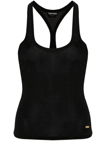 Tom Ford Silk Racerback Tank Top Clothing - TOM FORD - BALAAN 1