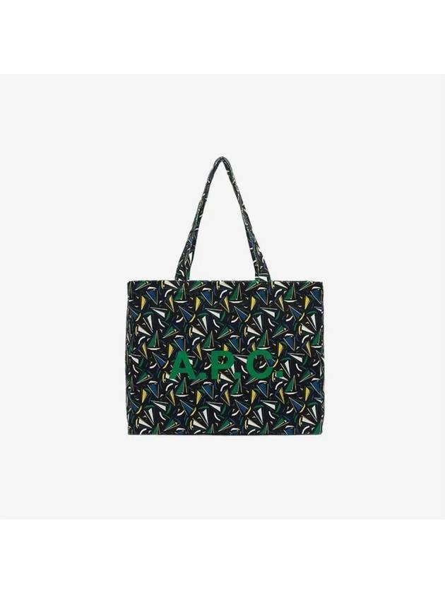 Lou Diane boat print tote bag black - A.P.C. - BALAAN 3