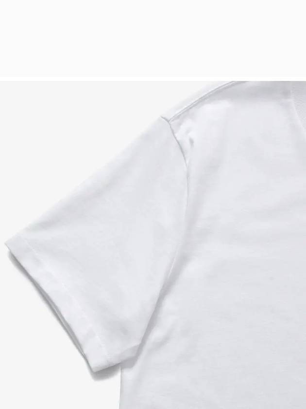 Jenson Short Sleeve T-Shirt White - BURBERRY - BALAAN 4