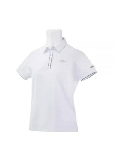 24 WMS Line Ribbed Pique Shirt TLPWS501J WT Women s - TITLEIST - BALAAN 1