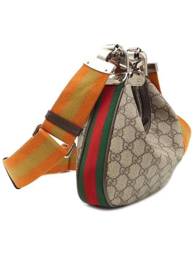 Women s Gucci 699409 GG Supreme WEB Detail Attache Small Shoulder Bag gt Gangbuk used luxury goods - GUCCI - BALAAN 6