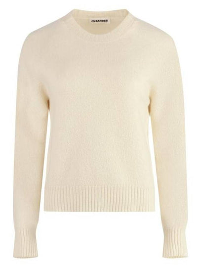 Wool Knit Top White - JIL SANDER - BALAAN 2