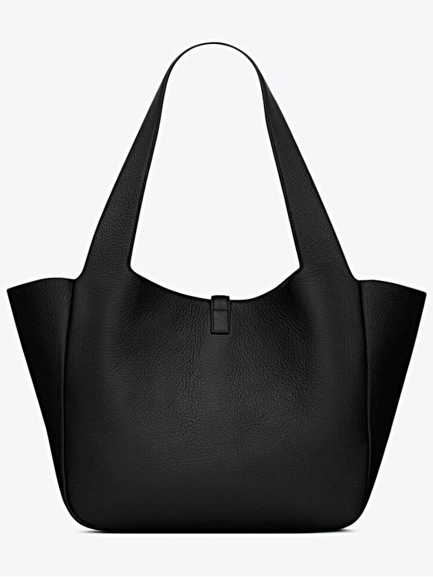 Bea Grained Leather Tote Bag Black - SAINT LAURENT - BALAAN 10