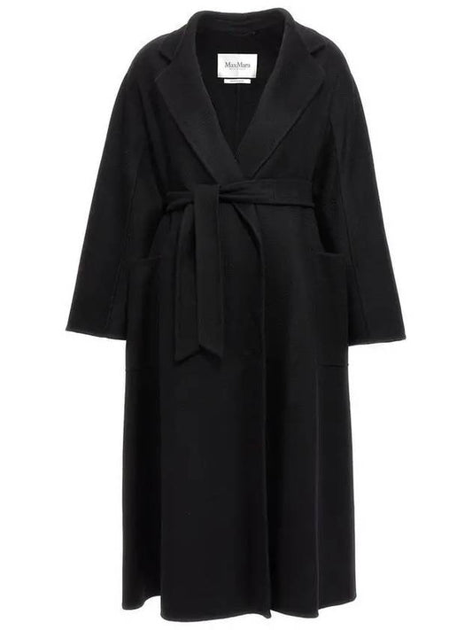 Max Mara Women s Ludmilla Icon Cashmere Long Coat Black 2421016051600 004 - S MAX MARA - BALAAN 1