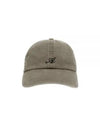 Hat X0671006 Washed Beige Washed Signature Cap - AXEL ARIGATO - BALAAN 2