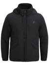 European padded jumper IPM3WJP603 BK - IJP DESIGN - BALAAN 3