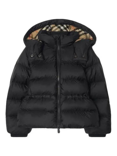 Kids Nylon Puffer Padded Black - BURBERRY - BALAAN 2