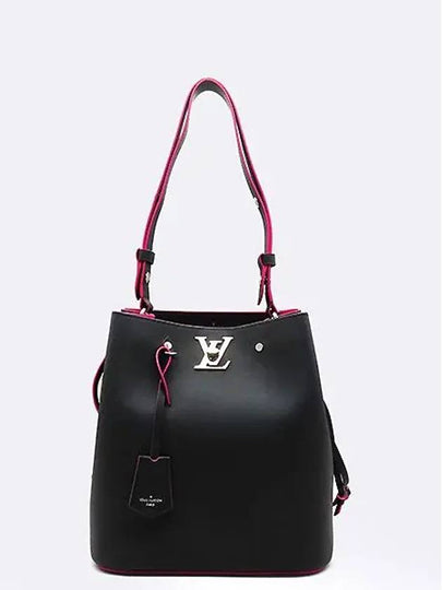 M54677 Black calf leather Rock Me bucket shoulder bag and cross - LOUIS VUITTON - BALAAN 2