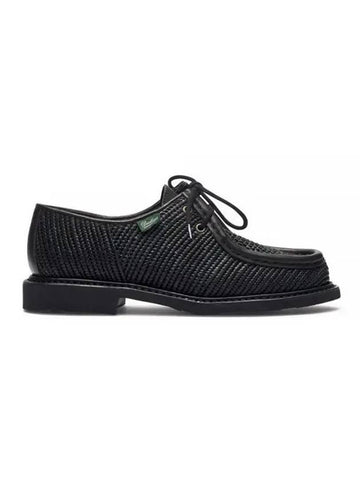 Michael H Raphia Derby Black - PARABOOT - BALAAN 1