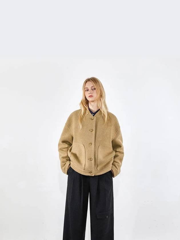 Ulingu Bomber Jacket Beige - VOYONN - BALAAN 4