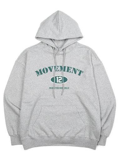 Authentic Hoodie Evergreen Grey - MONSTER REPUBLIC - BALAAN 1