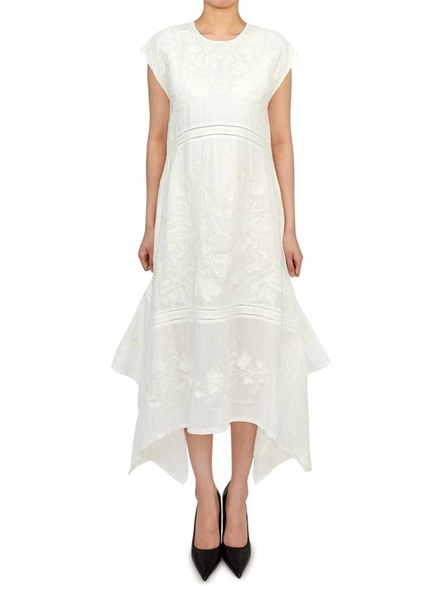 Women s Sleeveless Long Dress WD588Z OFF WHITE - ALLSAINTS - BALAAN 1