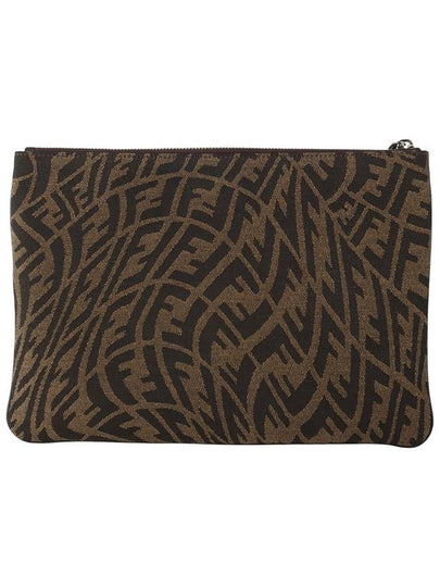 7N0111 FF Vertigo Logo Canvas Juka Clutch33810 3 - FENDI - BALAAN 2