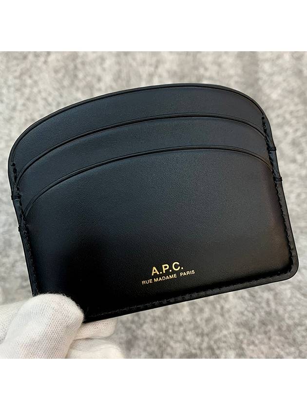 Demi Lune Card Holder Black - A.P.C. - BALAAN 5