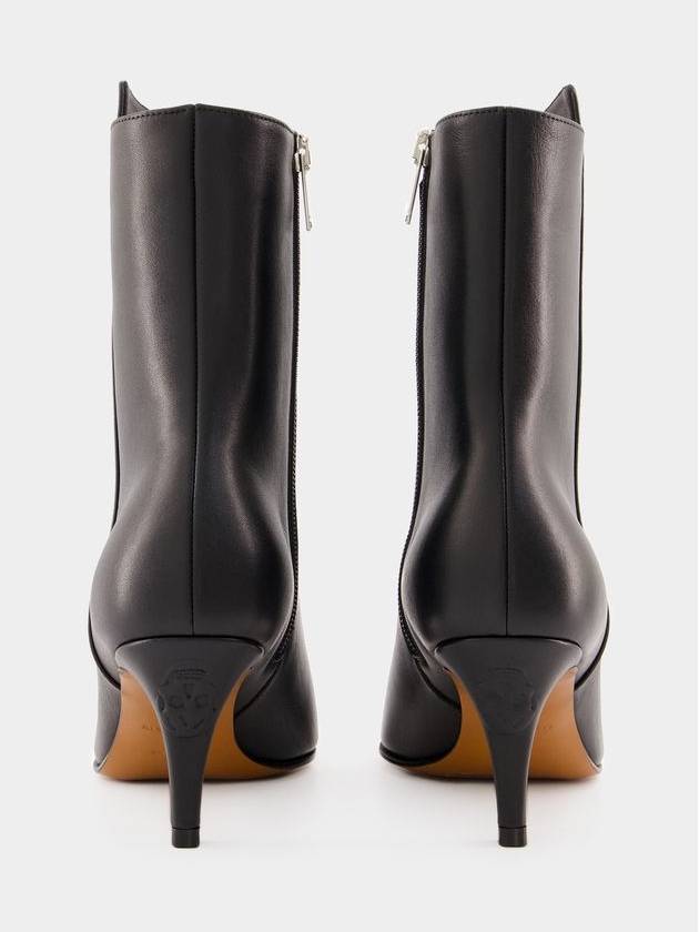 Australian Ankle Boots - Alexander McQueen - Leather - Black - ALEXANDER MCQUEEN - BALAAN 3