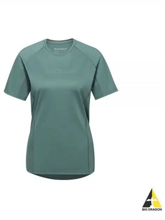 Selun FL Logo Short Sleeve T-shirt Green - MAMMUT - BALAAN 2