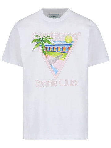 tennis club logo t shirt - CASABLANCA - BALAAN 1