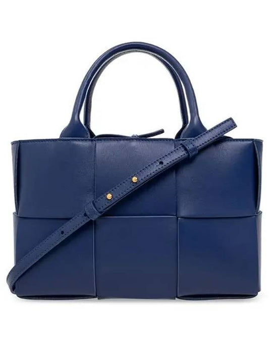 Arco Mini Tote Bag Navy - BOTTEGA VENETA - BALAAN 2