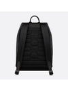 Saddle Oblique Jacquard Grained Calfskin Backpack Black - DIOR - BALAAN 3