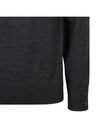 4 Bar Armband Classic Merino Wool Knit Top Dark Grey - THOM BROWNE - BALAAN 5