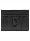 Quilted Leather Lola Card Wallet Black - BURBERRY - BALAAN 2