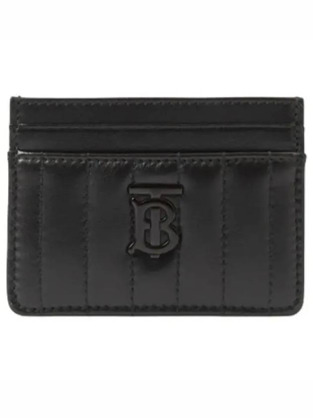 Quilted Leather Lola Card Wallet Black - BURBERRY - BALAAN 2