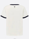 Dioliviera Cotton Short Sleeve T-Shirt Navy Ecru - DIOR - BALAAN 4