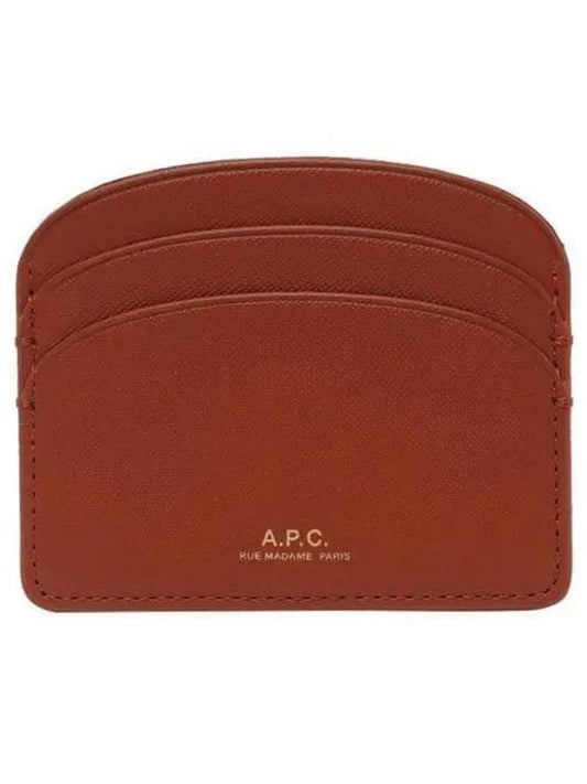 Demi Lune Card Wallet Brown - A.P.C. - BALAAN 2