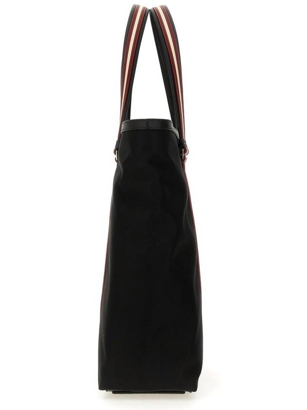 Logo Code Tote Bag Black - BALLY - BALAAN 4