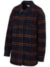 22FW HARVELI Check Shirt Jacket MA0998 22A012E MUBK - ISABEL MARANT - BALAAN 3